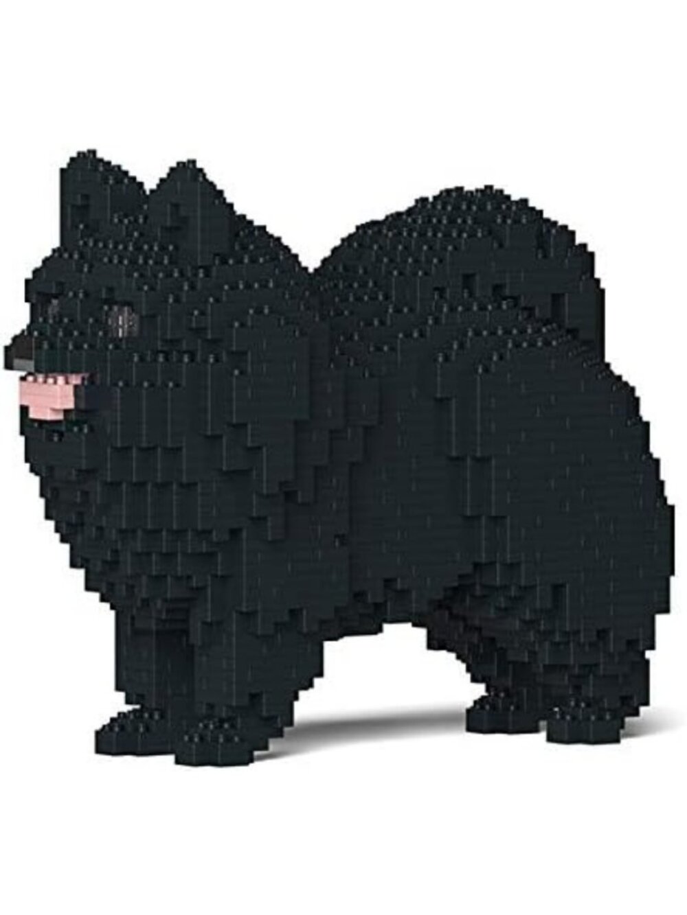 Pomeranian Dog Plastic Building Blocks Set | Fun Creative Toy for Ages 14